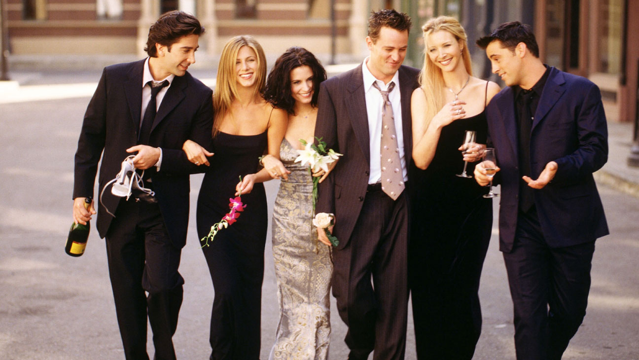 Friends Cast Then